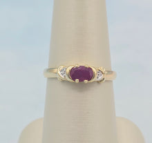 Load image into Gallery viewer, Ruby Estate Ring - 10k Yellow Gold - Estate
