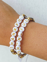 Load image into Gallery viewer, Thankful on Moonlit Amethyst Beaded Bracelet - Elena Michele