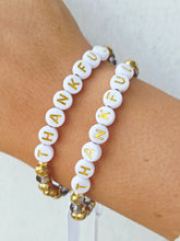 Load image into Gallery viewer, Thankful on Moonlit Amethyst Beaded Bracelet - Elena Michele
