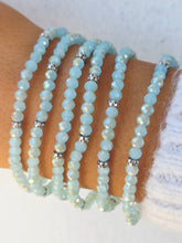Load image into Gallery viewer, Powder Blue AB with Silver Accents - Crystal Stacker