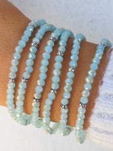 Load image into Gallery viewer, Powder Blue AB with Silver Accents - Crystal Stacker