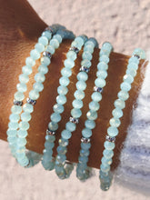 Load image into Gallery viewer, Powder Blue AB with Silver Accents - Crystal Stacker