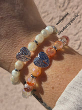 Load image into Gallery viewer, Angel Wings Strawberry Quartz Precious Symbols Bracelet - TJazelle