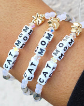 Load image into Gallery viewer, Cat Mom with Paw Bracelet - Little Words Project