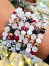 Load image into Gallery viewer, Holiday Colors Crystal Bracelet - Elena Michele