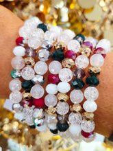 Load image into Gallery viewer, Holiday Colors Crystal Bracelet - Elena Michele