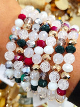 Load image into Gallery viewer, Holiday Colors Crystal Bracelet - Elena Michele