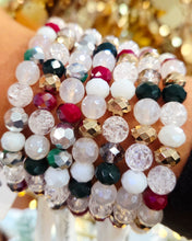 Load image into Gallery viewer, Holiday Colors Crystal Bracelet - Elena Michele
