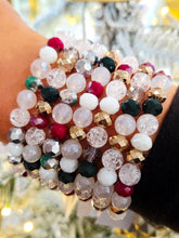 Load image into Gallery viewer, Holiday Colors Crystal Bracelet - Elena Michele