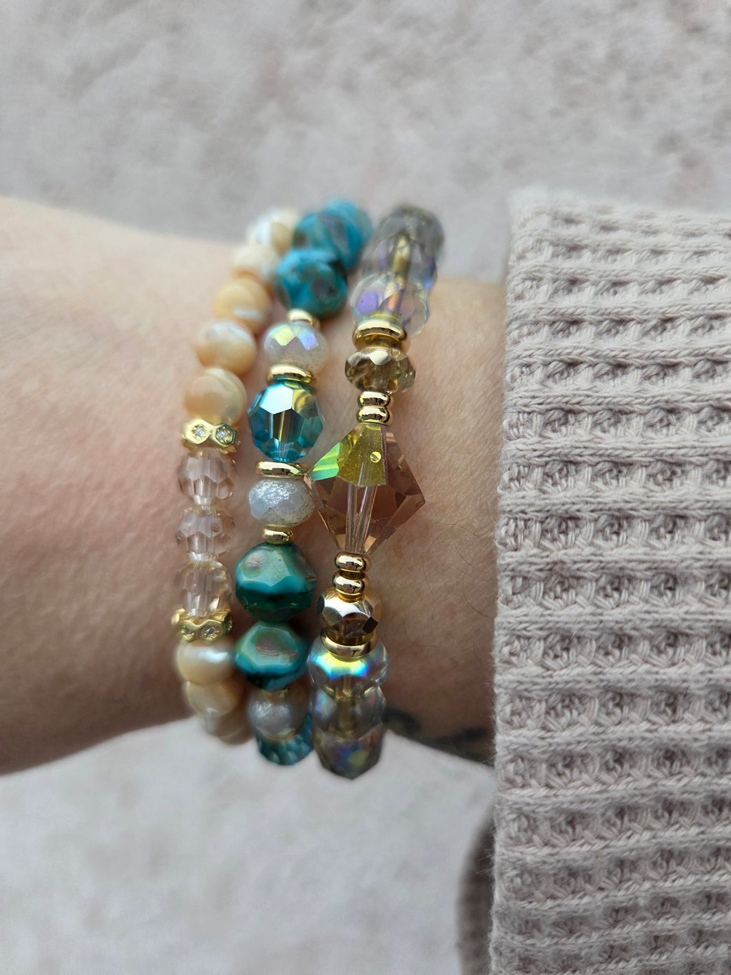 Limited Edition Stack of 3 Bracelets - Stash