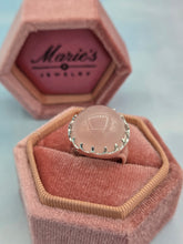 Load image into Gallery viewer, Rose Quartz Silver Ring