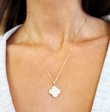 Load image into Gallery viewer, Diamond Clover Necklace - 14K Gold