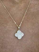 Load image into Gallery viewer, Diamond Clover Necklace - 14K Gold