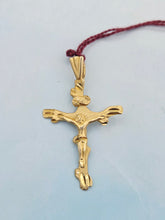 Load image into Gallery viewer, Diamond Cut Crucifix - 14K Gold