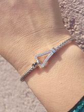 Load image into Gallery viewer, The Bow Tie CZ Italian Hook Bracelet