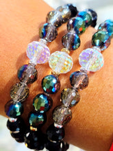 Load image into Gallery viewer, Disco on Black &amp; Midnight Mermaid Beaded Bracelet - Elena Michele