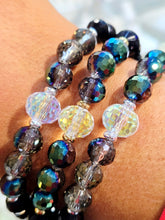 Load image into Gallery viewer, Disco on Black &amp; Midnight Mermaid Beaded Bracelet - Elena Michele