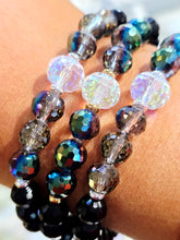 Load image into Gallery viewer, Disco on Black &amp; Midnight Mermaid Beaded Bracelet - Elena Michele