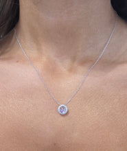Load image into Gallery viewer, Dazzle Pendant Necklace, Blue Rainbow Moonstone - Samuel B