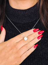 Load image into Gallery viewer, Solitaire Prong CZ Necklace -Sterling Silver