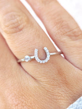 Load image into Gallery viewer, Lil Bit Of Luck Horseshoe Ring - Chloe &amp; Lois
