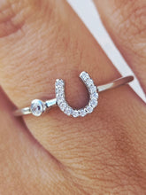 Load image into Gallery viewer, Lil Bit Of Luck Horseshoe Ring - Chloe &amp; Lois