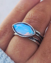Load image into Gallery viewer, Opalite Eye Ring - Sterling Silver
