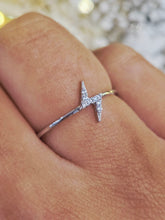 Load image into Gallery viewer, Dainty Lightning Bolt Ring