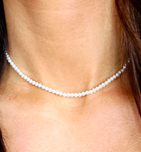 Load image into Gallery viewer, Petite Pearl Necklace - Sterling Silver