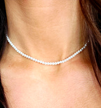 Load image into Gallery viewer, Petite Pearl Necklace - Sterling Silver