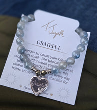 Load image into Gallery viewer, Grateful Silver Charm Bracelet - TJazelle