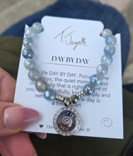 Load image into Gallery viewer, Day by Day Silver Charm Bracelet - TJazelle