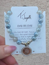 Load image into Gallery viewer, Day by Day Silver Charm Bracelet - TJazelle