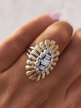 Load image into Gallery viewer, Diamond Art Deco Cocktail Ring - 14K Yellow Gold - Estate