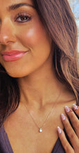 Load image into Gallery viewer, Lab Diamond Solitaire Necklace on Cable Chain - 14K Yellow Gold