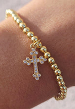 Load image into Gallery viewer, Mary's Cross Beaded Bracelet - Love Lisa