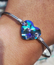 Load image into Gallery viewer, MS Heart Bangle Bracelet - Marie's Jewelry Exclusive