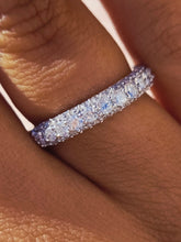 Load image into Gallery viewer, Pave Diamond 1 Carat Band - 14K White Gold