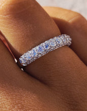 Load image into Gallery viewer, Pave Diamond 1 Carat Band - 14K White Gold