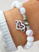 Load image into Gallery viewer, "Endless Love" Infinity Heart Silver Charm Bracelet - TJazelle