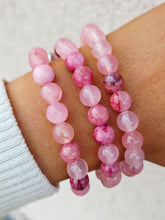 Load image into Gallery viewer, Pink Chalcedony "Grace" Stacker - TJazelle *retired stone*