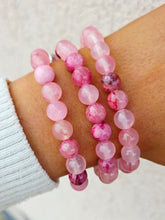 Load image into Gallery viewer, Pink Chalcedony "Grace" Stacker - TJazelle *retired stone*