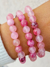 Load image into Gallery viewer, Pink Chalcedony "Grace" Stacker - TJazelle *retired stone*