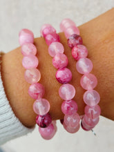 Load image into Gallery viewer, Pink Chalcedony "Grace" Stacker - TJazelle *retired stone*