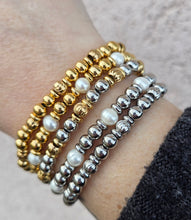 Load image into Gallery viewer, Silver/Silver Strength &amp; Grace Beaded Bracelet - TJazelle