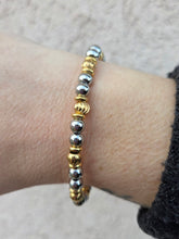 Load image into Gallery viewer, Silver/Gold Strength &amp; Grace Beaded Bracelet - TJazelle