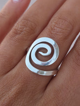 Load image into Gallery viewer, Abstract Spiral Ring - Sterling Silver