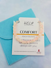 Load image into Gallery viewer, Peach Selenite "Comfort" Stacker - TJazelle HELP Bracelet