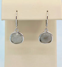 Load image into Gallery viewer, Labradorite - Mini Teardrop Gemstone Leverback Earrings