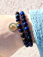 Load image into Gallery viewer, Compass Rose Gold Charm Bracelet - TJazelle
